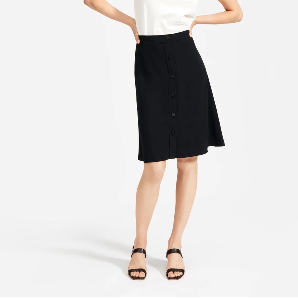 Everlane Japanese GoWeave Swing Skirt